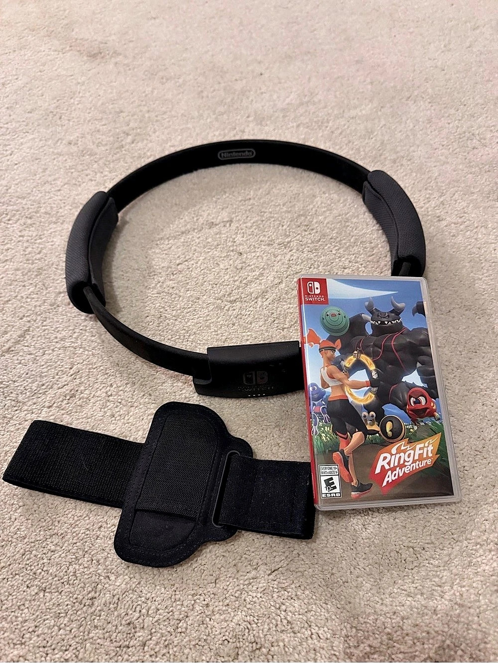 Nintendo Ring Fit Adventure Game with Ring-Con and Leg Strap